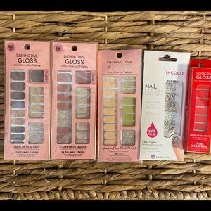 5 Nail Sets - Dashing Diva Gloss and Incoco